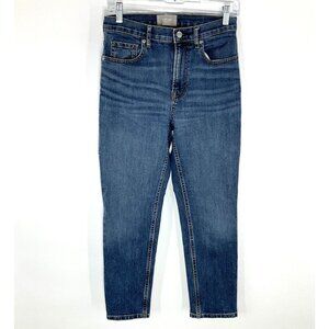 Everlane Jeans Women 27 The Cheeky Crop Zipper‎ Stretch Denim